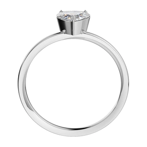 Avala W Steel - zásnubní prsten z chirurgické oceli