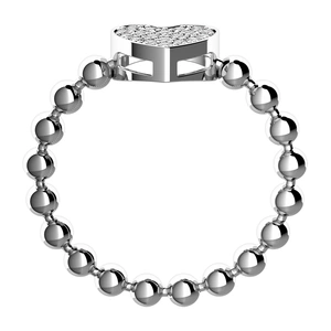 Bonita Silver - zásnubní prsten ze stříbra