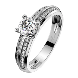 Nisa Silver - zásnubní prsten ze stříbra