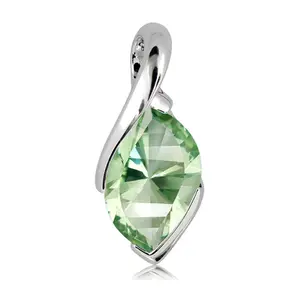 Marino S Green Amethyst - stříbrný přívěsek se zeleným ametystem