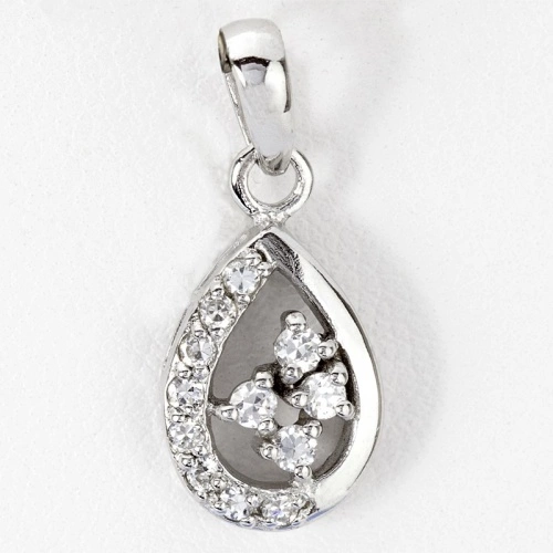 Judita - stříbrný přívěšek se zirkony