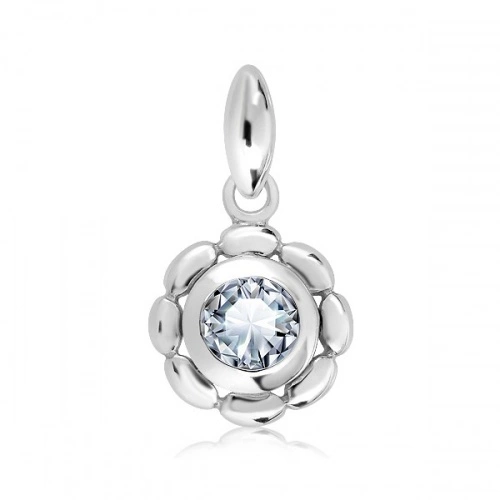 Lina S White Topaz stříbrný přívěsek s bílým topazem