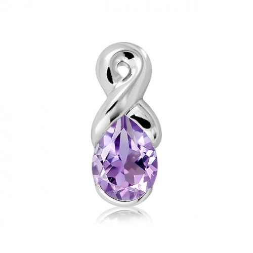Maral S Amethyst stříbrný přívěsek s ametystem