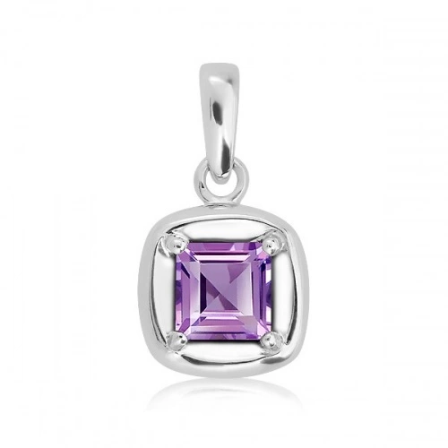 Ingo S Amethyst stříbrný přívěsek s ametystem