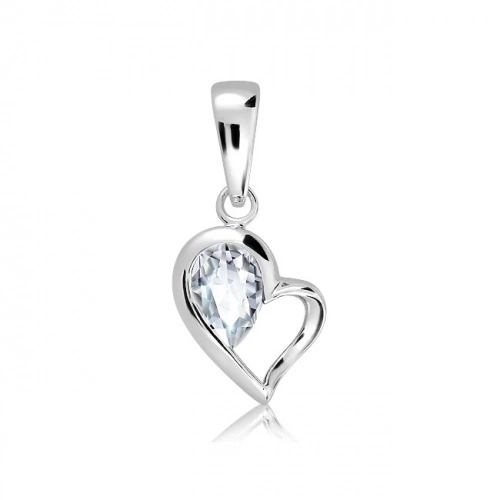 Gary S White Topaz stříbrný přívěsek s bílým topazem