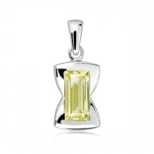 Abas S Lemon Citrine stříbrný přívěsek s citrínem