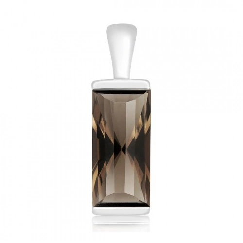 Admir S Smoky Quartz stříbrný přívěsek s quartzem