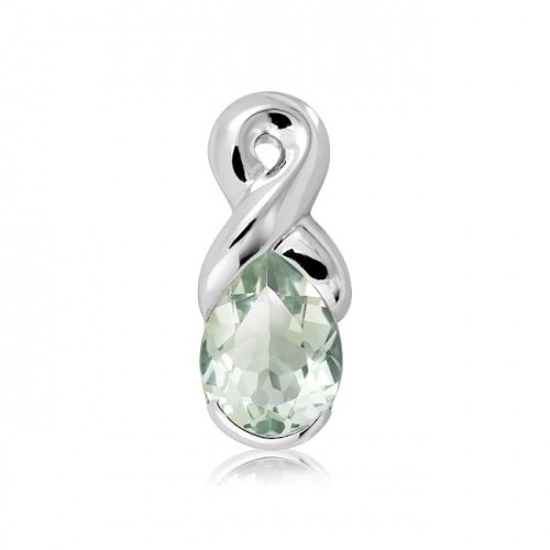 Maral S Green Amethyst stříbrný přívěsek se zeleným amethystem