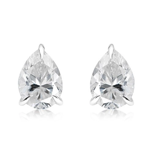 Petruska S White Topaz stříbrné náušnice s bílým topazem