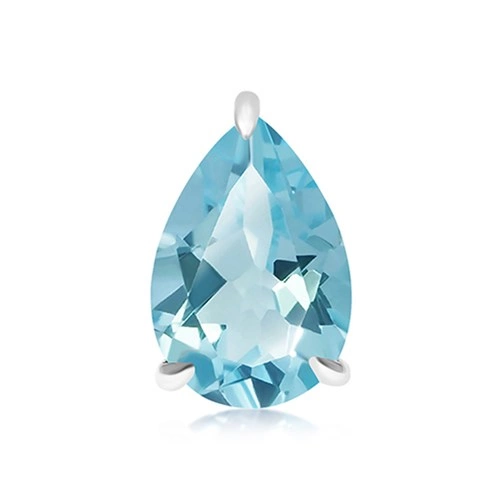 Josva S Blue Topaz stříbrný přívěsek s modrým topazem