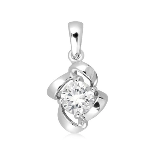 Oceanus S White Topaz stříbrný přívěsek s bílým topazem