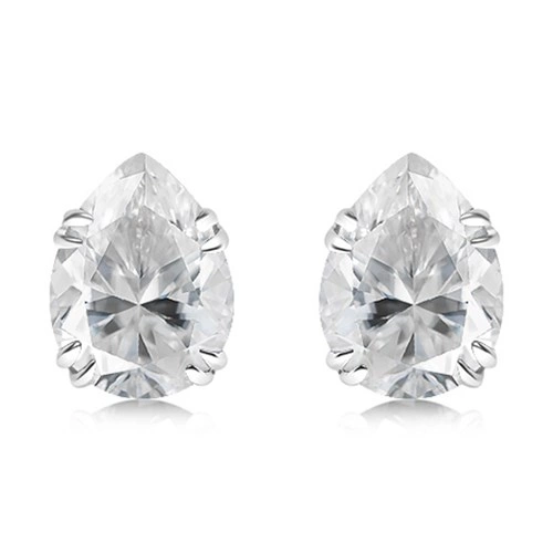 Luceria S White Topaz stříbrné náušnice s bílým topazem