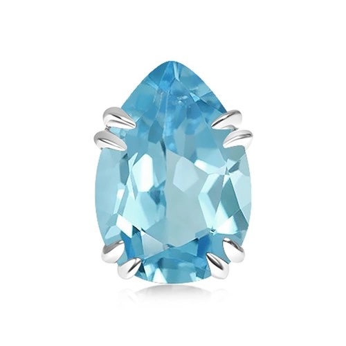 Salona S Blue Topaz stříbrný přívěsek s modrým topazem