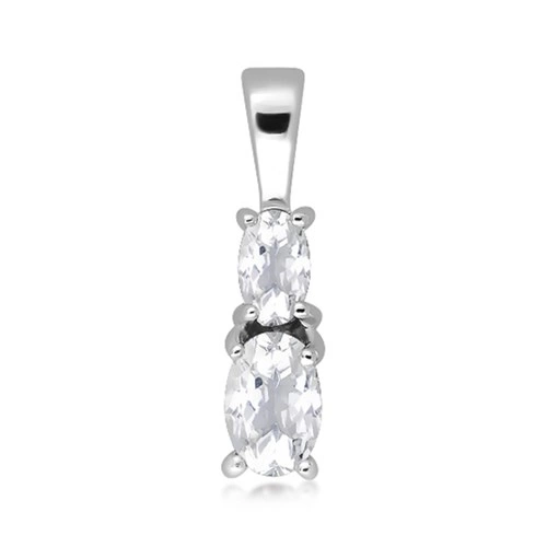Grana S White Topaz stříbrný přívěsek s bílým topazem
