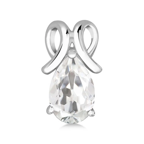 Prunella S White Topaz stříbrný přívěsek s bílým topazem