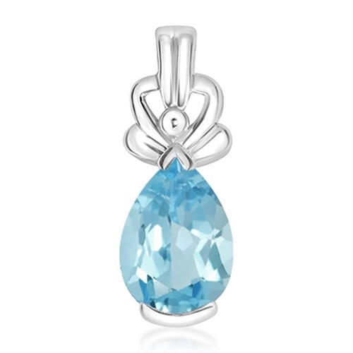 Felipa S Blue Topaz stříbrný přívěsek s modrým topazem