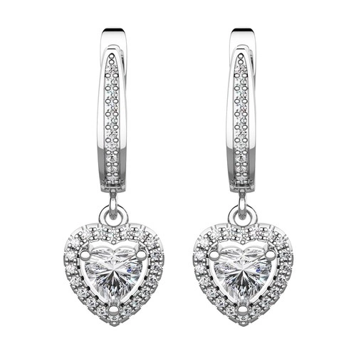 Irmana-stříbrné náušnice se zirkony