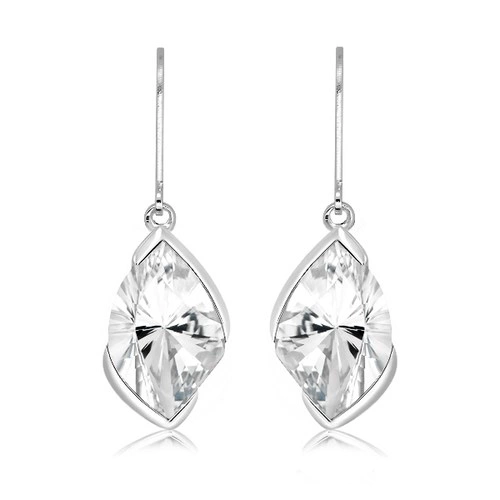 Marcin S White Topaz stříbrné náušnice s bílým topazem