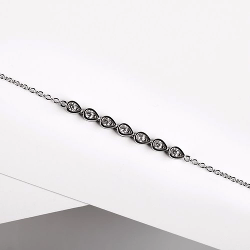 Foxi stříbrný náramek