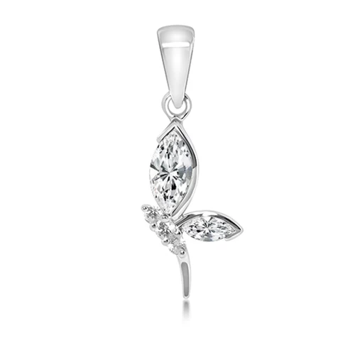 Stare White Topaz stříbrný přívěsek s bílým topazem