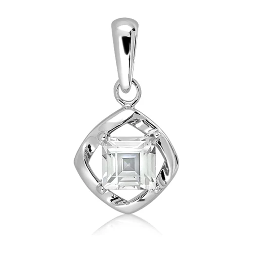 Breze White Topaz stříbrný přívěsek s bílým topazem