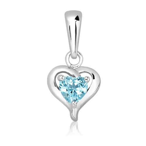 Whisper Blue Topaz stříbrný přívěsek s modrým topazem