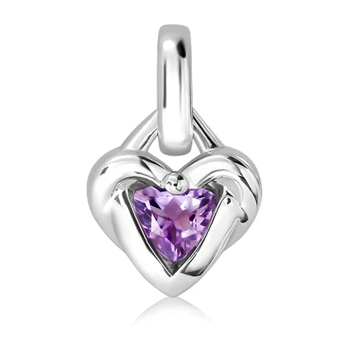 Waltz S Amethyst stříbrný přívěsek s amethystem