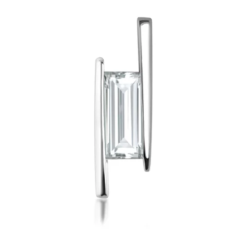 Candle White Topaz stříbrný přívěsek s bílým topazem