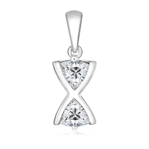 Flod WhiteTopaz stříbrný přívěsek s bílým topazem
