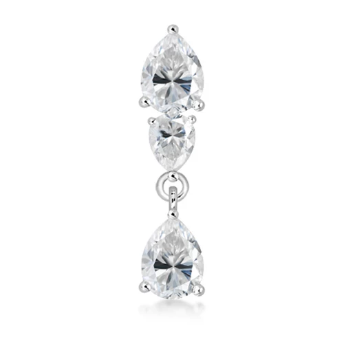 Cloud White Topaz stříbrný přívěsek s bílým topazem