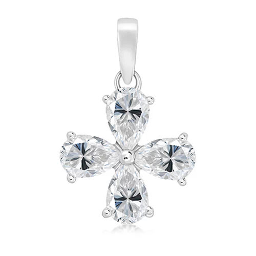 Shard White Topaz stříbrný přívěsek s bílým topazem