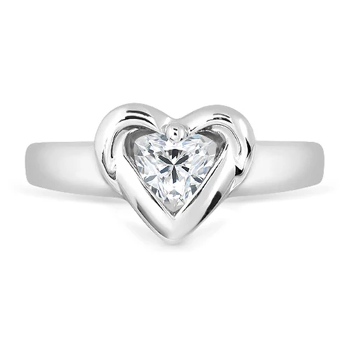 Horizon White Topaz prsten ze stříbra s bílým topazem