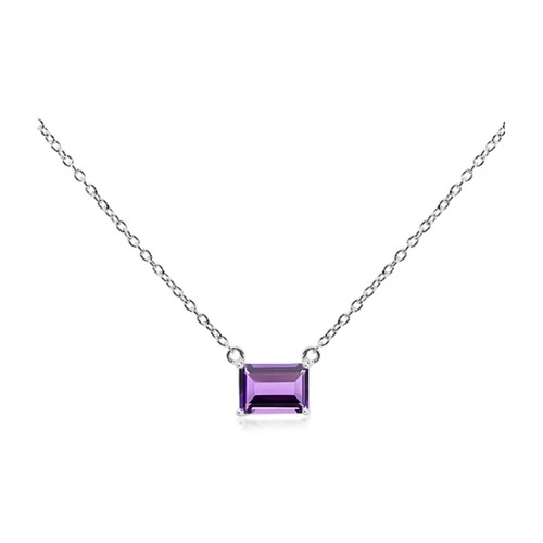 Dusk S Amethyst stříbrný náhrdelník s ametystem