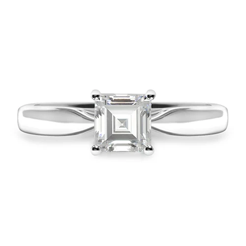 Spare White Topaz prsten ze stříbra s bílým topazem